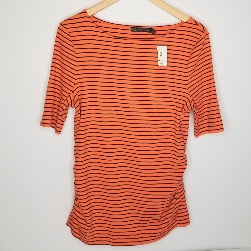 The Limited Outback Red Top Orange Blue XL NWT
